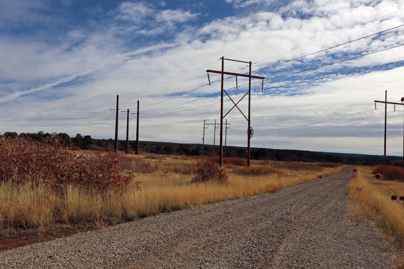 Tri-State transmission power line near Cahone, Colorado