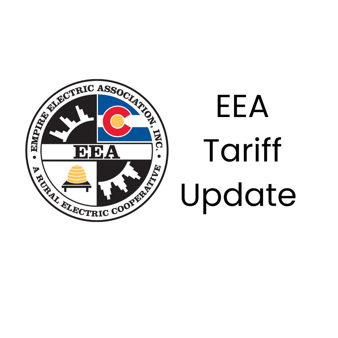 EEA Logo with announcement for update of Large Power and Transmission Serv ice Rate Components effective 1/1/25