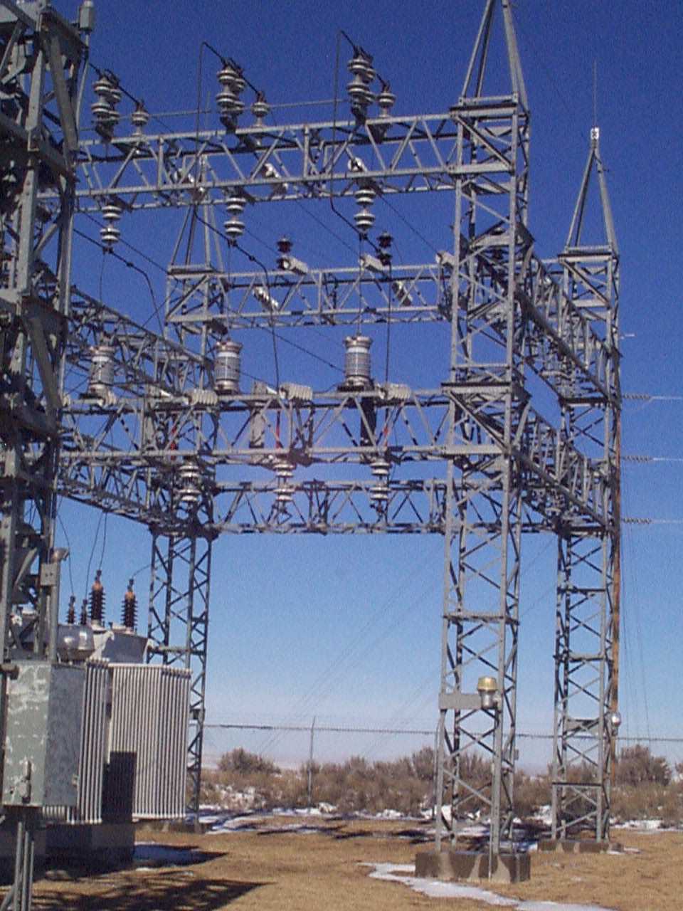 Substation transformers and switching gear