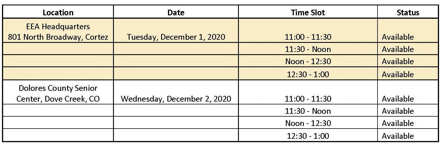 Tesla Availability Calendar